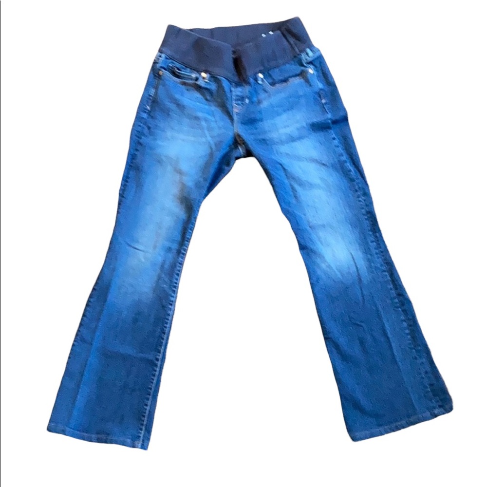 Gap 1969 SEXY BOOT Maternity Jeans sz 8 Regular Length